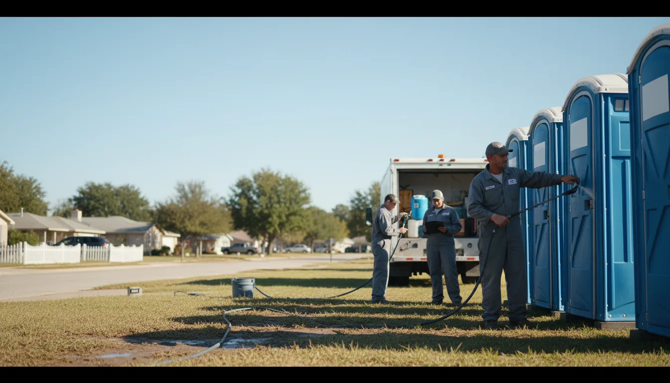 Long-Term Portable Toilet Rental in Ranburne, AL near me